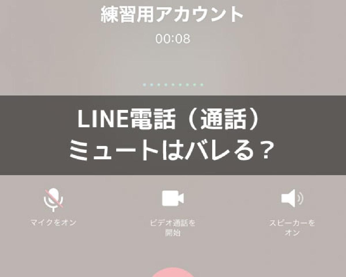 LINE通話でミュートにする方法🔕相手にバレる? 2 20230425 1